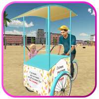 Beach Ice Cream Man Game