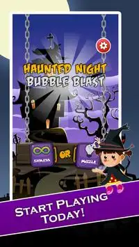 Haunted Night Bubble Blast Screen Shot 0