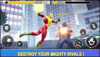araña héroe poderoso luchando - superhéroe hombre Screen Shot 0