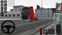 Truck Simulator Snow Roads Screen Shot 1