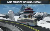 雪祭りの丘の観光バス Screen Shot 6