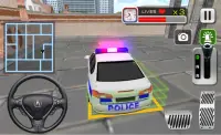 3D ขับรถตำรวจบ้า Screen Shot 4