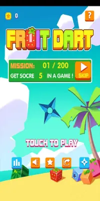 Fruit Dart - Shooting Game Screen Shot 0