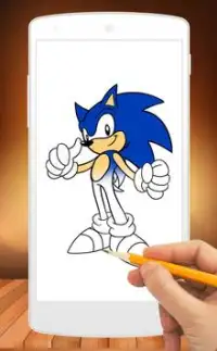 How To Draw Sonic The Hedgehog Screen Shot 0