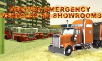 Fire Truck Transporter Sim Screen Shot 0