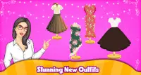 女の子のためのファッションモデルのドレスアップゲーム Screen Shot 2