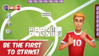 Dominoes Striker: Play Domino with a Soccer blend Screen Shot 1