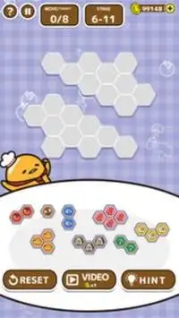 Gudetama Block Puzzle Screen Shot 1