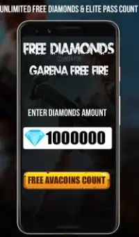 Free Diamonds & Elite Pass Calc For Free Fire-2019 Screen Shot 1