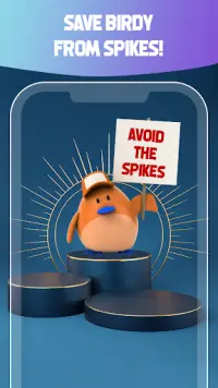 Avoid the Spikes: Bird Game, Dash, Jumping Games Screen Shot 1