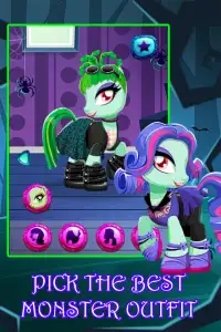 Little Monster Pony Dress Up Screen Shot 1