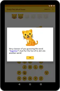 Emoji Cats Word Guess Screen Shot 11
