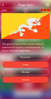 Free Asia Flags and Maps Quiz Screen Shot 1