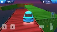 Car Racing On Impossible Track Screen Shot 2