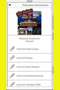 Quiz It Up! Universities of Malaysia Logo Game Screen Shot 3