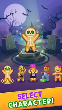 Spooky Cookie Party : Sweet Blast Puzzle Games Screen Shot 3