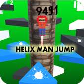 Spiral Man Helix Jump 3D