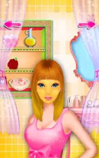 髪型サロンの女の子のゲーム Screen Shot 1