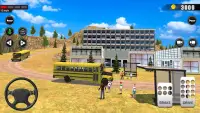 Offroad School Bus Driving: Flying Bus Games 2020 Screen Shot 7