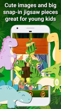 ألعاب الديناصورات - الألغاز للأطفال الصغار Screen Shot 5