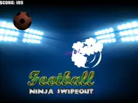 Football Ninja Swipe Out Games Screen Shot 6