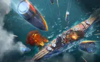 Batalha do Ataque do Navio de Guerra 3D Screen Shot 0