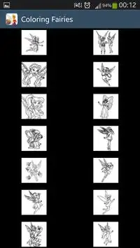 Fairies & Pixie coloring pages Screen Shot 3