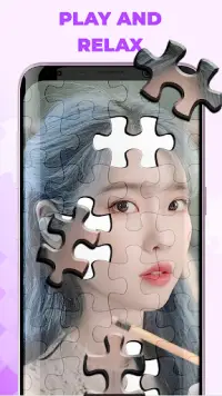 Offline IU Jigsaw Puzzle Game - Kpop Idol Game Screen Shot 7