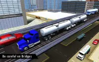Oil Tanker Fuel Transporter 3D Screen Shot 2