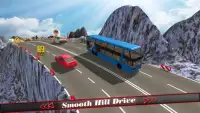 Hill Trener Autobus Symulator: Zima Wycieczka Szal Screen Shot 3
