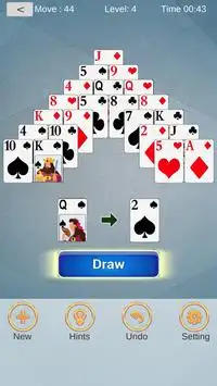 Pyramid Solitaire Screen Shot 3