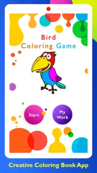 Birds Coloring Games Screen Shot 0