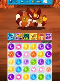 Dynamons Evolution Puzzle & RPG: Mito del dragone Screen Shot 11