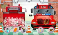 Car Wash Salon: Firetruck, Police Moto & Ambulance Screen Shot 2