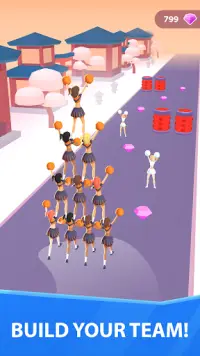 Cheerleader Run 3D Screen Shot 1