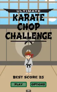 Karate Chop Challenge Free Screen Shot 0