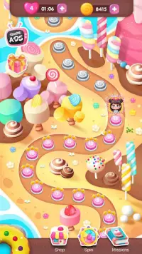 Delicious Sweets Smash : Match Screen Shot 2