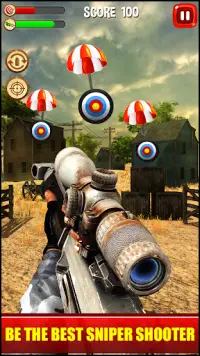 dunia menembak sasaran: bebas sniper Penembakan 3D Screen Shot 0