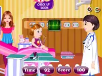 बेबी डॉक्टर लड़कियों को खेलों Screen Shot 0