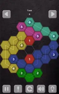 Color Lines. Hexagon Screen Shot 4