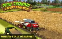 Plow Farming Harvest Simulator Screen Shot 0