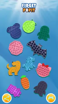 Fidget Toys 3D - Pop Fidget Cube Antistress & Calm Screen Shot 4