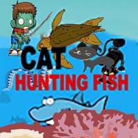 Cat Hunting Fish