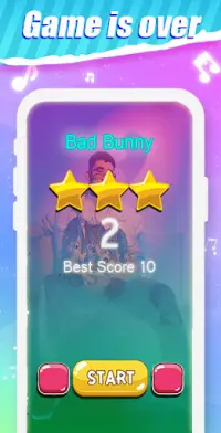 Bad Bunny On Piano Tiles 2020 Screen Shot 3