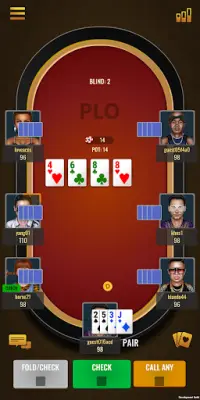 Dangler Poker - Dealer Choice Screen Shot 2