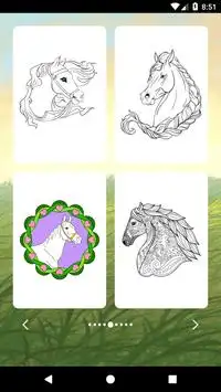 Horse Coloring Pages Screen Shot 9