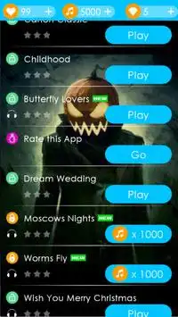 Piano Tiles 4 : Magic Tiles - halloween Screen Shot 1