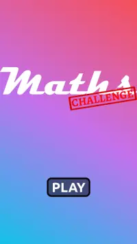 Math Challenge: Think Fast! Screen Shot 0