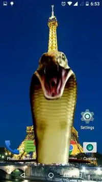 Snake in Phone Screen Shot 8