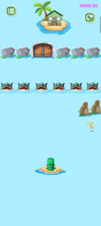 Crocodile go home: Draw puzzle Screen Shot 5